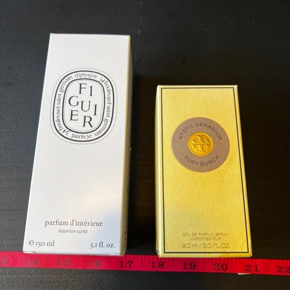 Luxury Empty Box Bundle x3  Tory Burch, Michael Kors, DIptyque - Picture 1 of 8